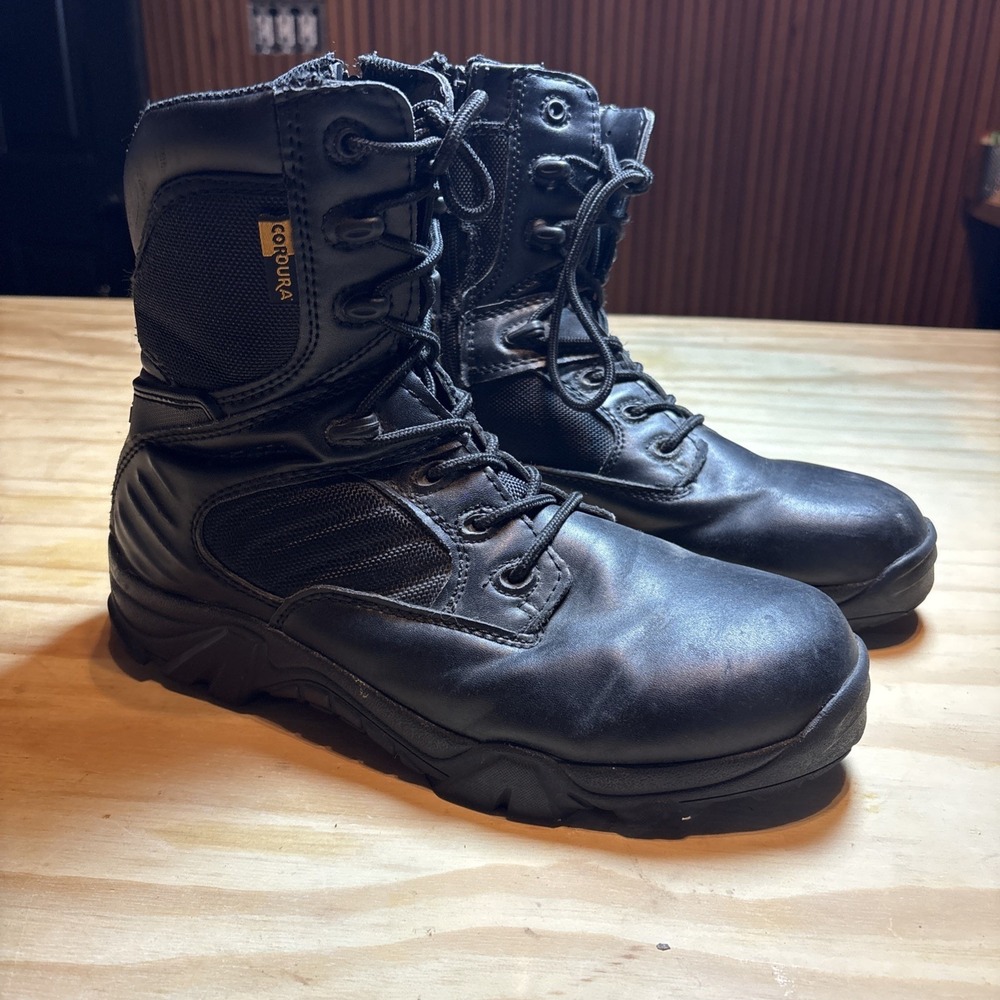 Coroura Delta Tactical Black Boots Men's Sz 10 80636 Military Round Toe